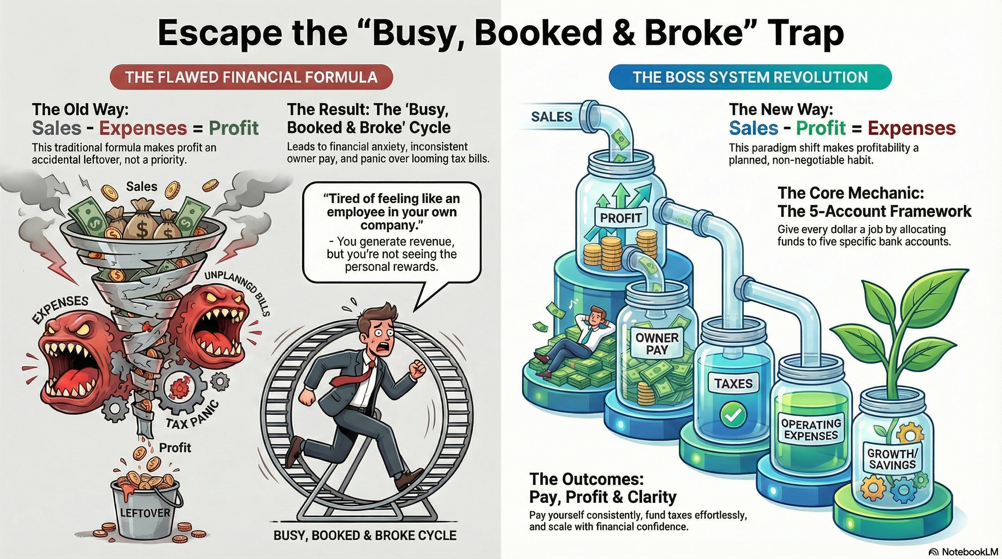 Busy, Booked, and Broke? The Single Bank Account Keeping You Trapped